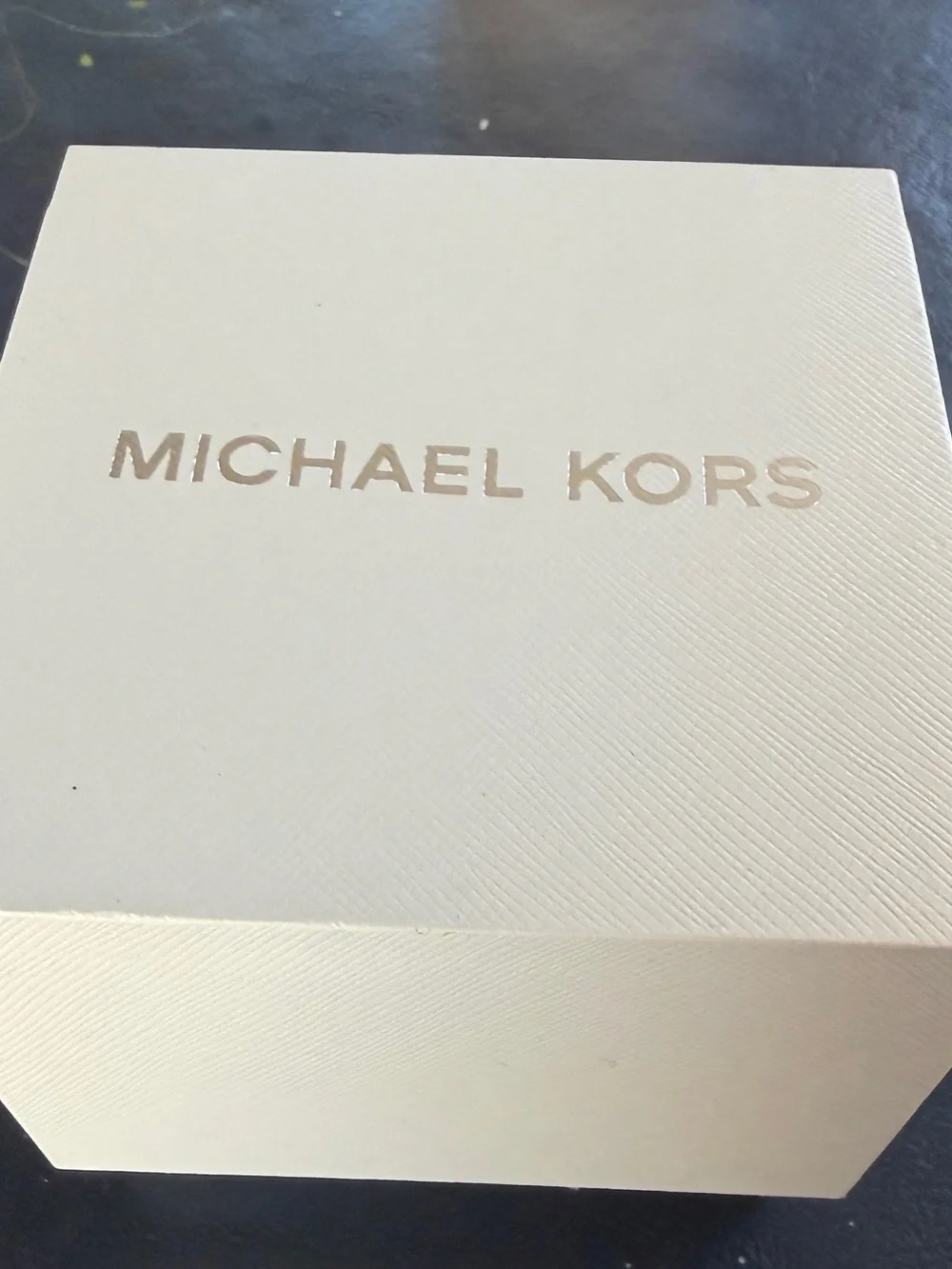 Michael Kors Gold and Black Chronograph Bracelet Watch